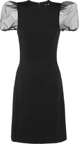 Karl Lagerfeld Organza Sleeve - Jurk - Punto - Zwart - XS
