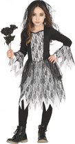 Fiestas Guirca - Jurk ghost meisjes (10-12 jaar) - Halloween Kostuum voor kinderen - Halloween - Halloween kostuum meisjes