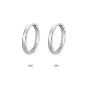 Twice As Nice Oorbellen in zilver, oorring 2mm