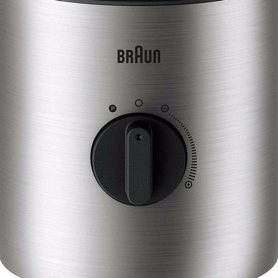 Productinformatie - Braun 0X22311056 - Braun PowerBlend 3 JB 3272 SI - Blender - Zilver