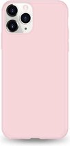 Samsung Galaxy A71 siliconen hoesje - Licht Roze - shock proof hoes case cover - Telefoonhoesje met leuke kleur -