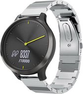 Stalen Smartwatch bandje - Geschikt voor  Garmin Vivomove HR metalen bandje - zilver - Horlogeband / Polsband / Armband