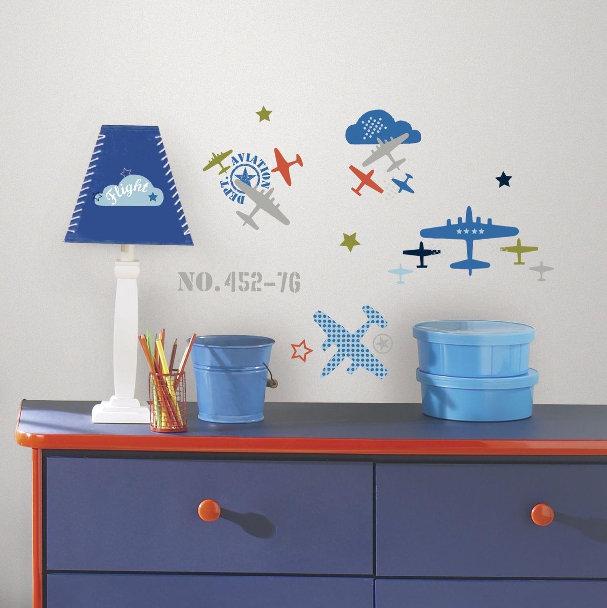 RoomMates Muursticker Zutano Aviation