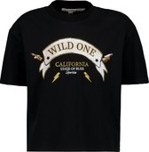 GARCIA Meisjes T-shirt Zwart - Maat 140/146