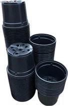 Pot de culture noir - Ø12cm, hauteur 9cm (100 pièces)