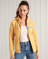 Superdry Dames Trui Duo hoodie met rits en Vintage Logo