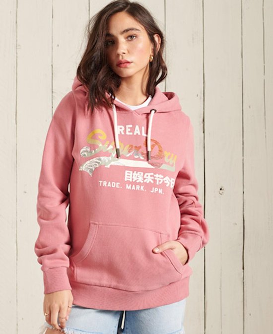 walvis entiteit enz Superdry Vintage Logo Itago Dames Hoodie - Maat XS | bol.com