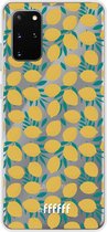 6F hoesje - geschikt voor Samsung Galaxy S20+ -  Transparant TPU Case - Lemons #ffffff