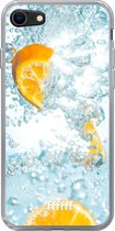 6F hoesje - geschikt voor iPhone 8 - Transparant TPU Case - Lemon Fresh #ffffff