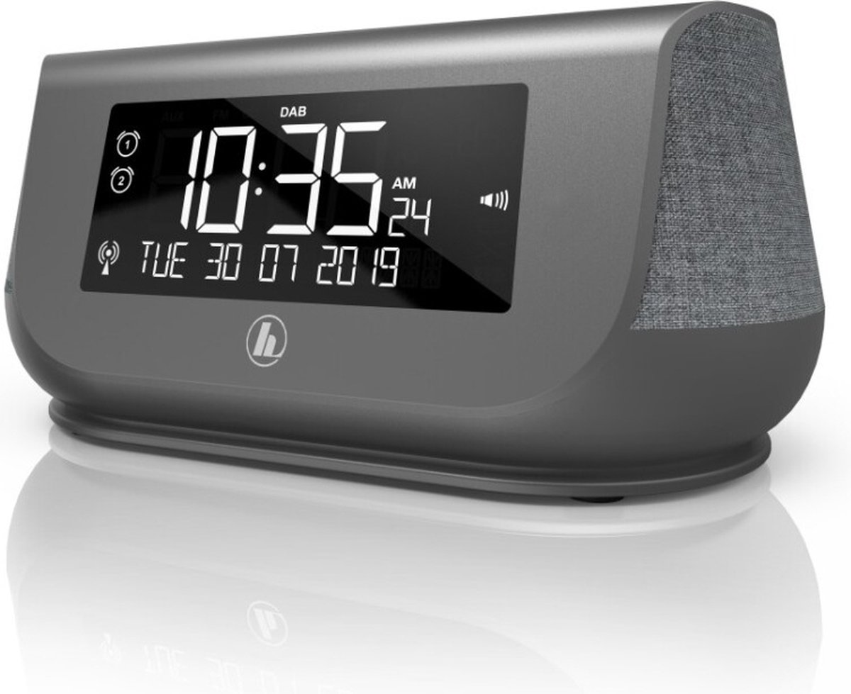 Hama Wekkerradio - bol - DR36SBT FM/DAB/DAB+/Bluetooth - | Zwart Radio -
