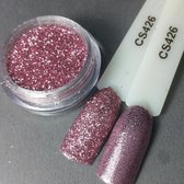 Nagel glitter - Korneliya Crystal Sugar 426 Oud Roze