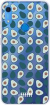 6F hoesje - geschikt voor Huawei Y6s -  Transparant TPU Case - Avocado's #ffffff