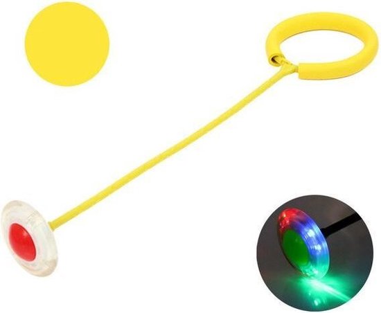 Afbeelding van het spel Skip Ball Toy with LED lighting Yellow