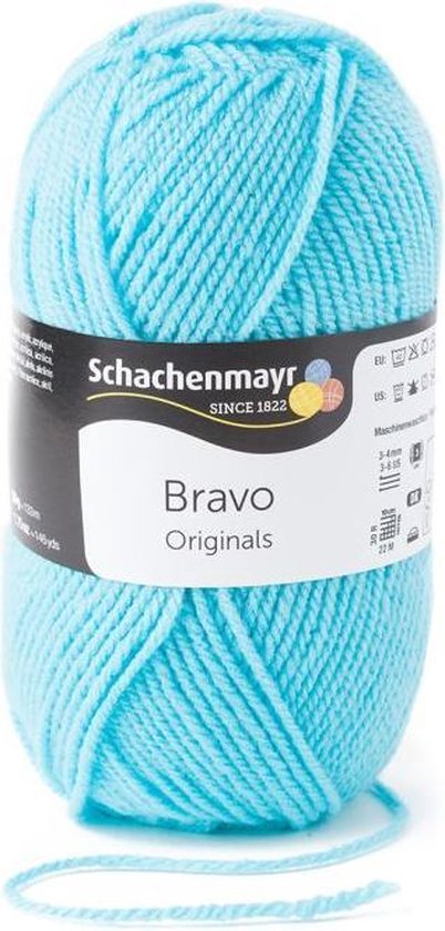 Bravo Wol - 50 gram - Blauw