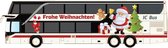 Minis - 1/160 Setra S431 Dt Db Ic Bus / Frohe Weihnachten - MIS-LC4463 - modelbouwsets, hobbybouwspeelgoed voor kinderen, modelverf en accessoires