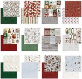 Hobbypapier - Scrapbook - Bo Bunny tis the season 30,5x30,5cm assortiment 12x10 vel