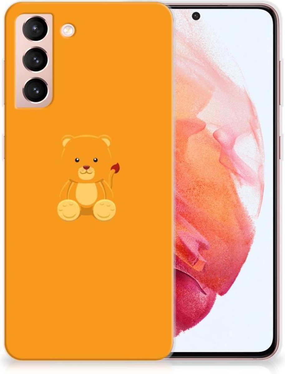 Samsung Galaxy S21 Telefoonhoesje met Naam Baby Beer