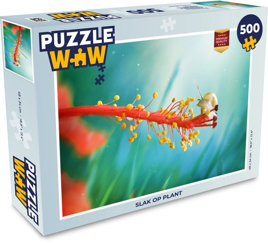 Lelie Concentratie Overtreffen Puzzel 500 stukjes Biologie - Slak op plant - PuzzleWow heeft +100000  puzzels | bol.com