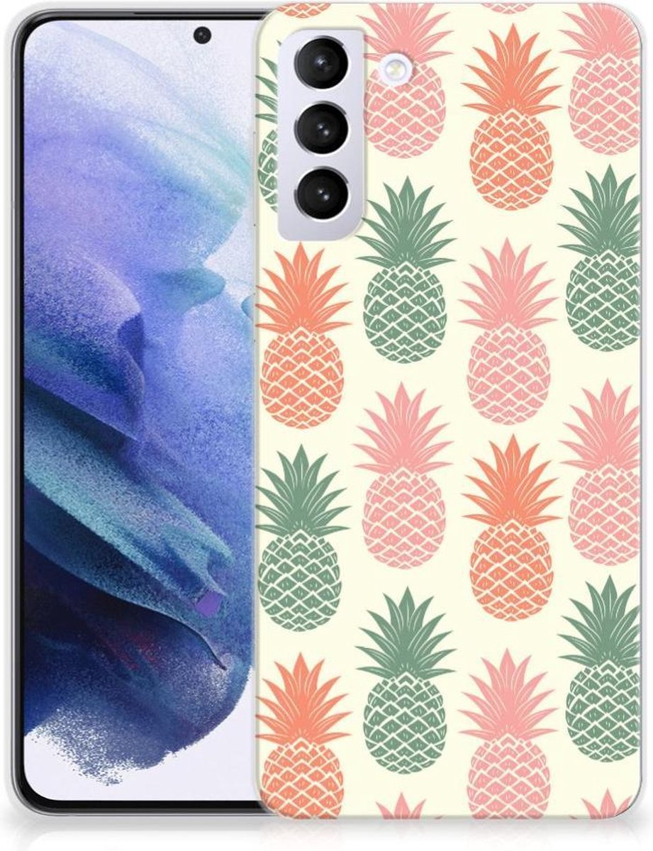 Samsung Galaxy S21 Plus Siliconen Case Ananas