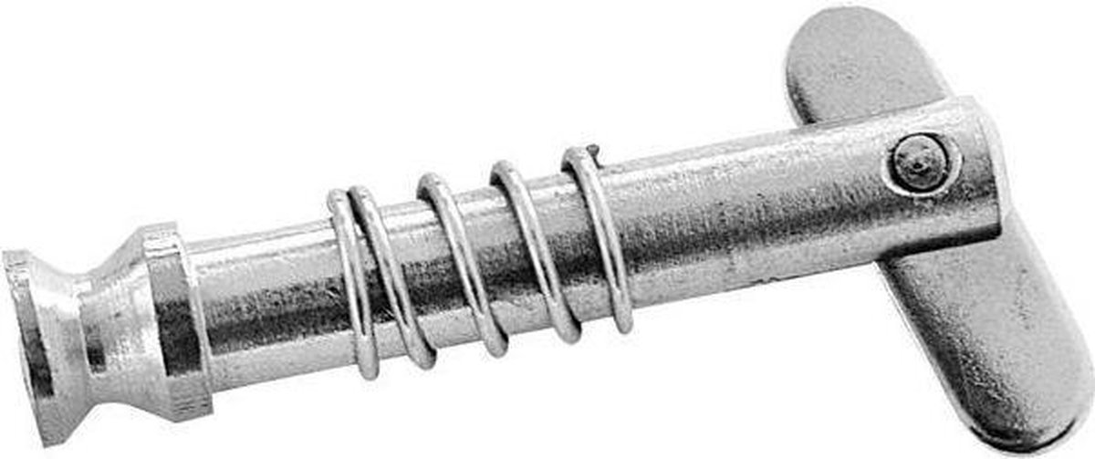 Borgpen rvs met veer en dropnose 6mm