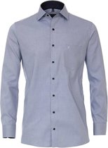 Casa Moda Heren Overhemd Blauw Oxford Navy Contrast Comfort Fit - 45