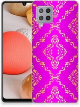 GSM Hoesje Geschikt voor Samsung Galaxy A42 Beschermhoesje Barok Roze