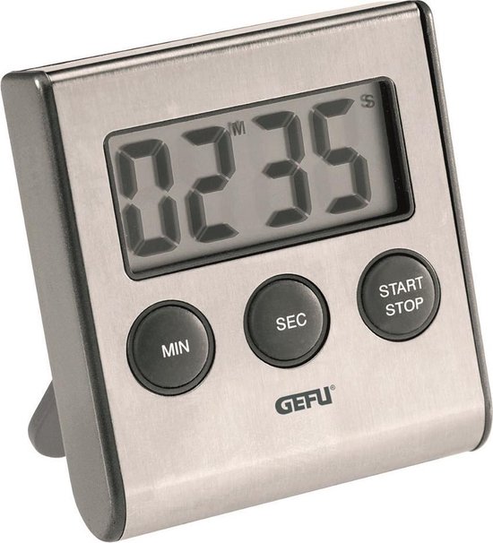 Duplicatie Reductor doel GEFU Digitale timer- Zilver - RVS | bol.com