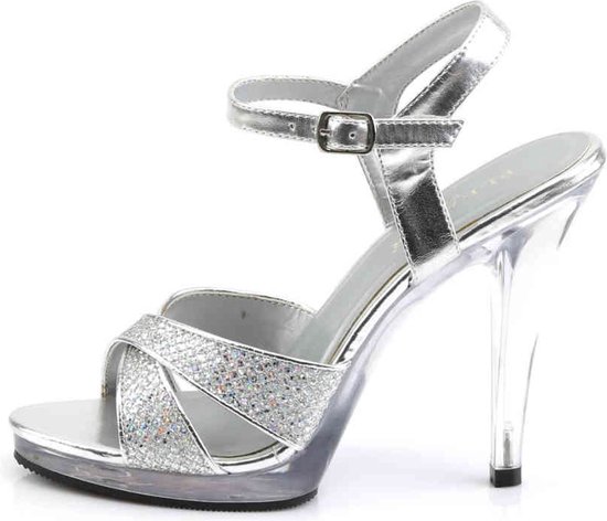 UE 42,5 = US 12 | FLAIR-419 (G) | Sandale à talon 4 1/2, bride croisée à la cheville 1/2 PF