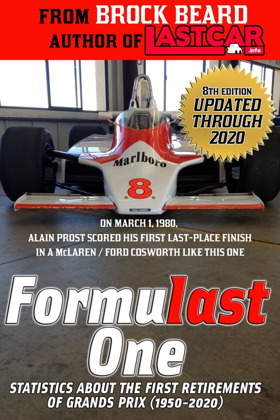 LASTCAR 3 - Formulast One: Statistics About the First Retire ... - cover