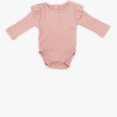 Longsleeve Ruffle Romper - Pink 18-24m
