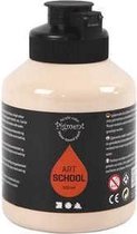 Acrylverf - Licht Beige - Dekkend - Pigment Art School - 500 ml