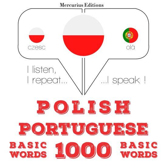 Polski - Portugalski: 1000 podstawowych słów - cover