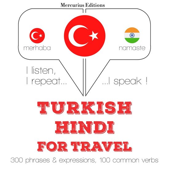 Türkçe - Hintçe: Seyahat için - cover