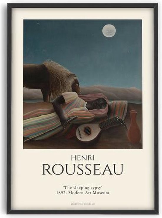Henri Rousseau - The Sleeping Gypsy - 50x70 cm - Art Poster - PSTR studio