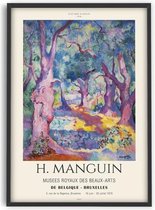Henri Manguin - Oliviers en cavalier - 50x70 cm - Affiche d' Art - PSTR studio