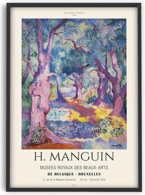Henri Manguin- Olive trees in cavalier - 50x70 cm - Art Poster - PSTR studio