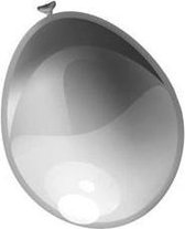Ballonnen zilver metallic 50 stuks 30 cm