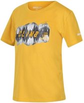 Regatta Alvarado V Vochtdoorvoerend T-Shirt Voor Kinderen Geel