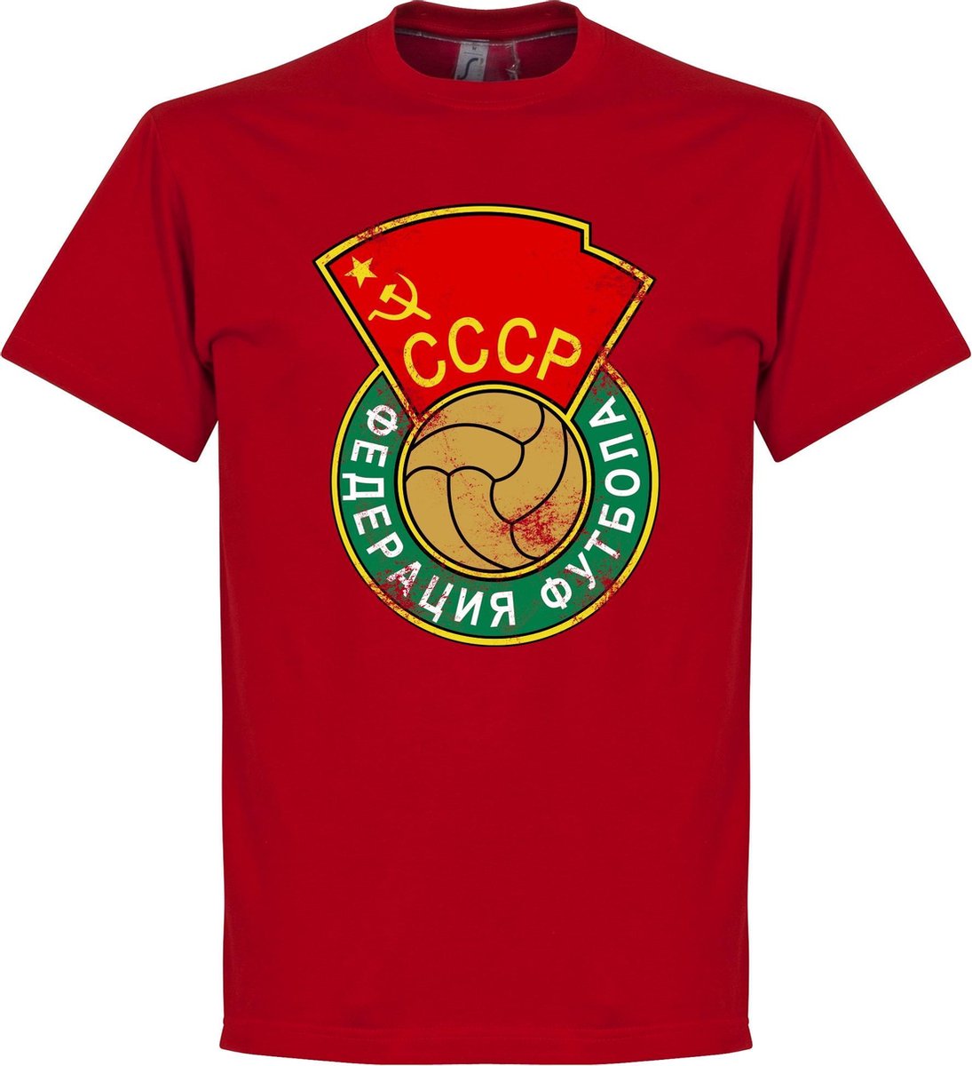 1095x1200.jpg CCCP Logo T-Shirt - Rood - L - Afbeelding 1