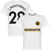Wolverhampton J. Moutinho 28 Team T-Shirt - Wit - S