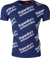 Superdry - Heren T-Shirt - International - Navy