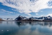 Arctic landscape with mountain and glacier in Svalbard in summer time  - Modern Art Canvas - Horizontal - 1707300454 - 40*30 Horizontal