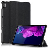 Lenovo Tab P11 / P11 Plus hoes - Smart Tri Fold Book Case - Tablet hoes - Zwart