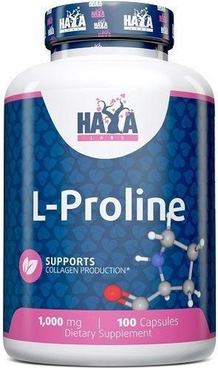 Goedkoopste L-Proline Haya Labs 100caps