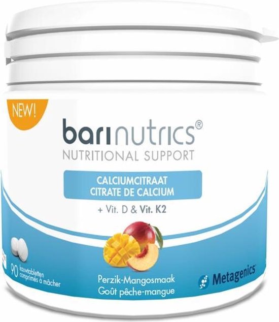 Metagenics BariNutrics Calciumcitraat Vit.D&Vit.K2 90 tabletten bol