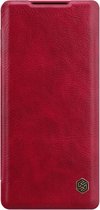 Huawei Mate 40 Hoesje - Qin Leather Case - Flip Cover - Rood
