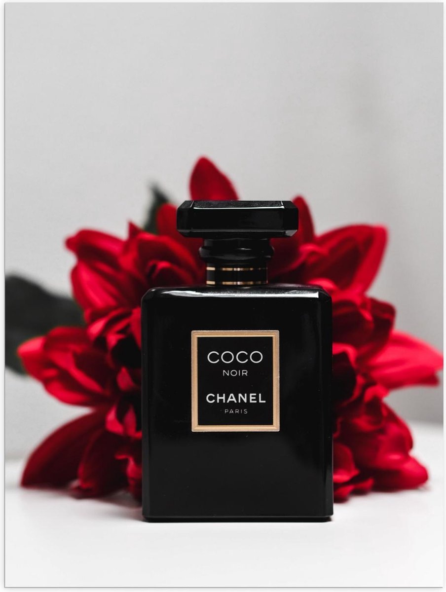 Affiche – Parfum Coco Chanel Noir - 30x40cm Photo sur Papier Affiche | bol