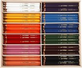 Super Ferby 1 Kleurpotloden, L: 18 cm, vulling 6,25 mm, diverse kleuren, 12x12 stuk/ 1 doos