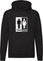 True Love | sweater | liefde | sex | penis | cadeau | humor | unisex | capuchon