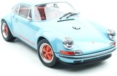 KK Scale Singer Porsche 911 Coupe Gulf Blauw 1:18